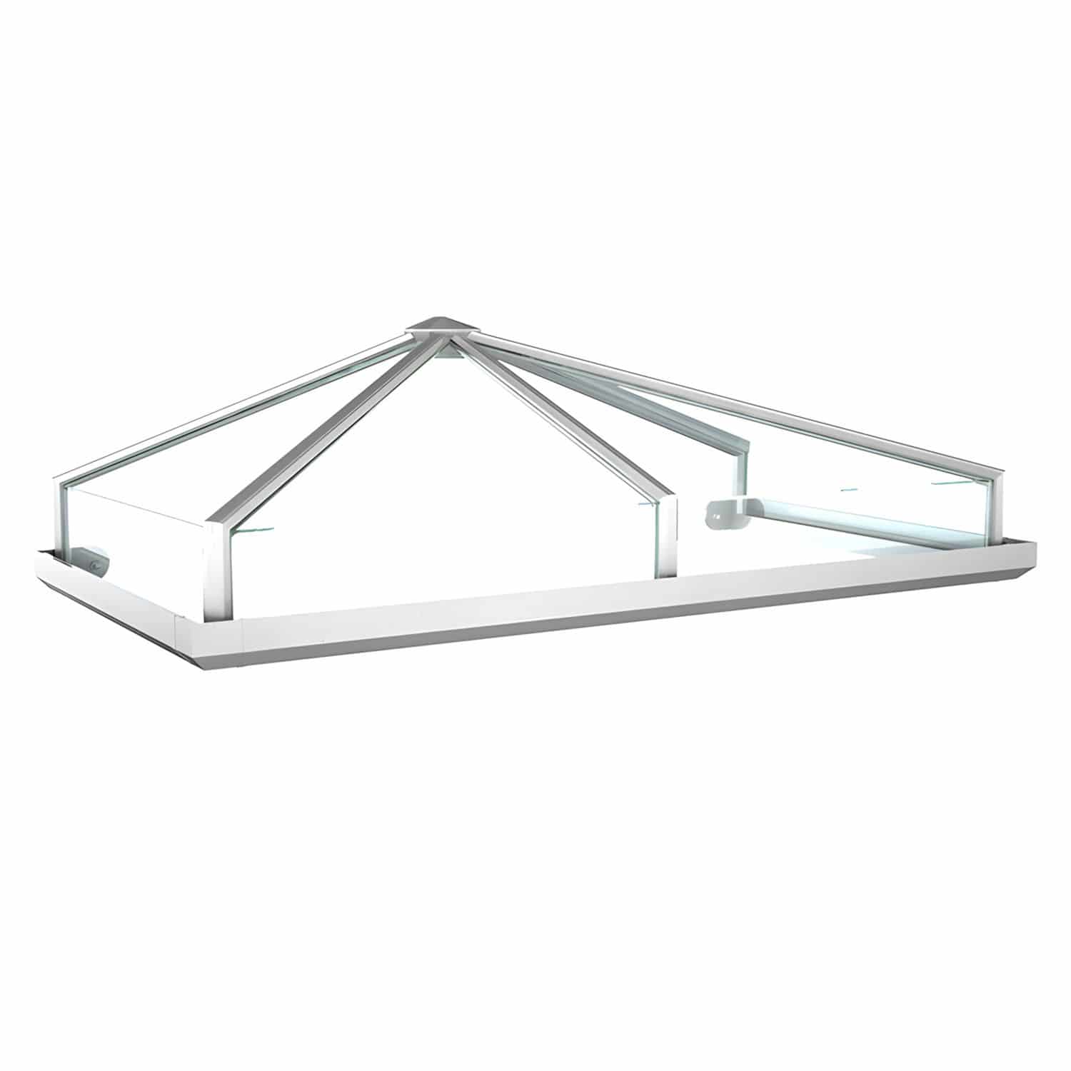 Vordach Aluminium Kristall 1 Acrylglas