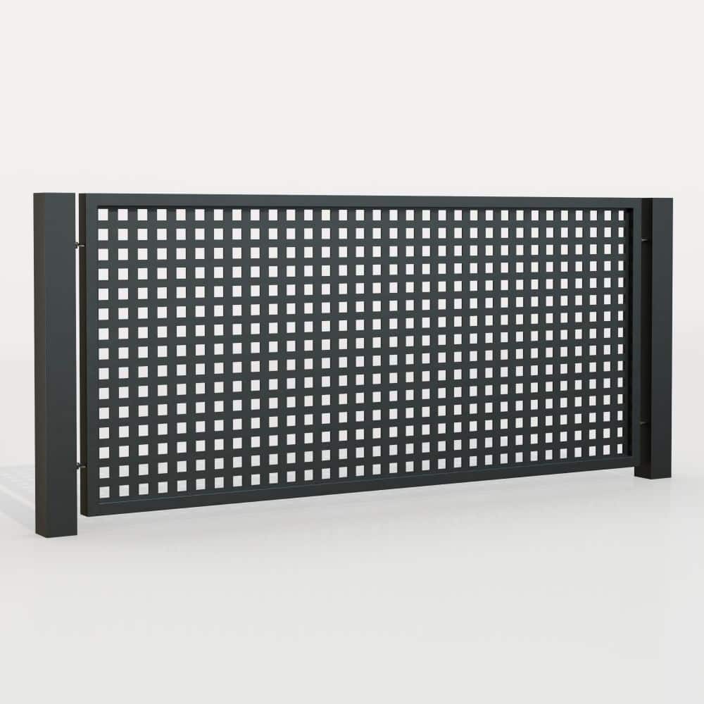 Gartenzaun Alu Laserschnitt Design QL