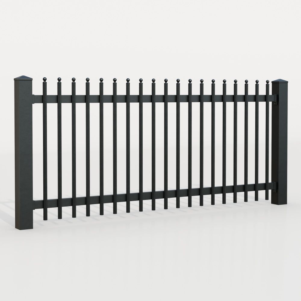 Gartenzaun Alu Palisaden Elegant, GE