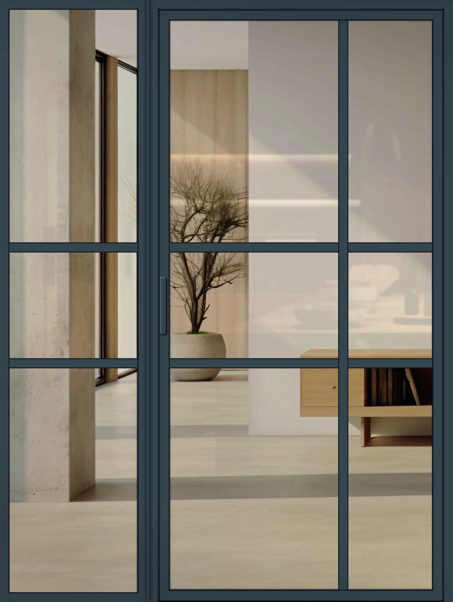 Lofttür Aluminium und Glas LOFT DE LUXE - Loft 10
