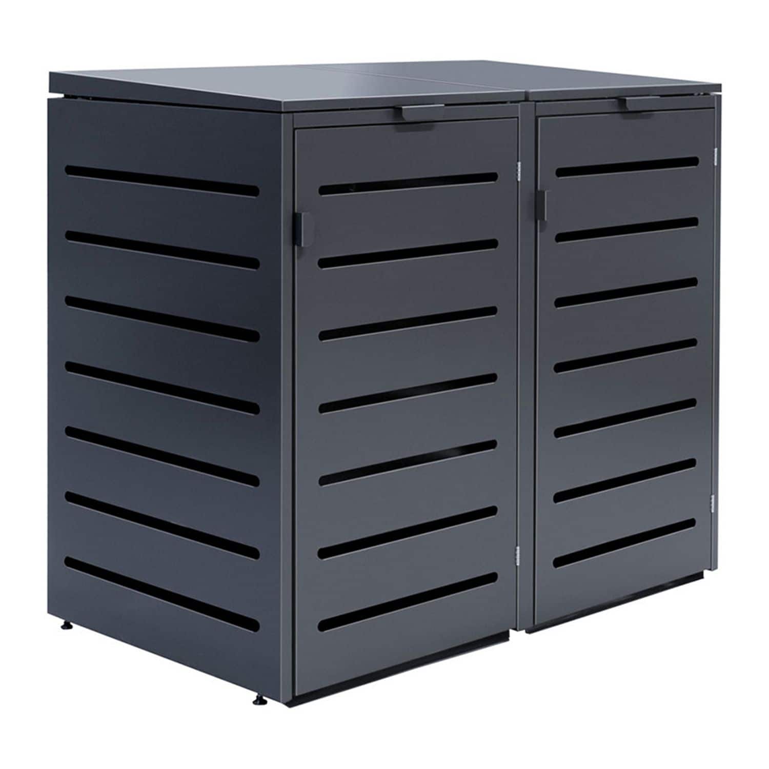 Mülltonnenbox Alu 2-türig MTB1021 240L von KNOBLOCH