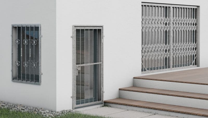 Gitter und Einbruchschutz