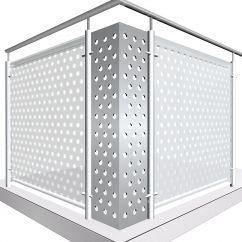 Balkonverkleidung Aluminium nach Maß kaufen Metallbau