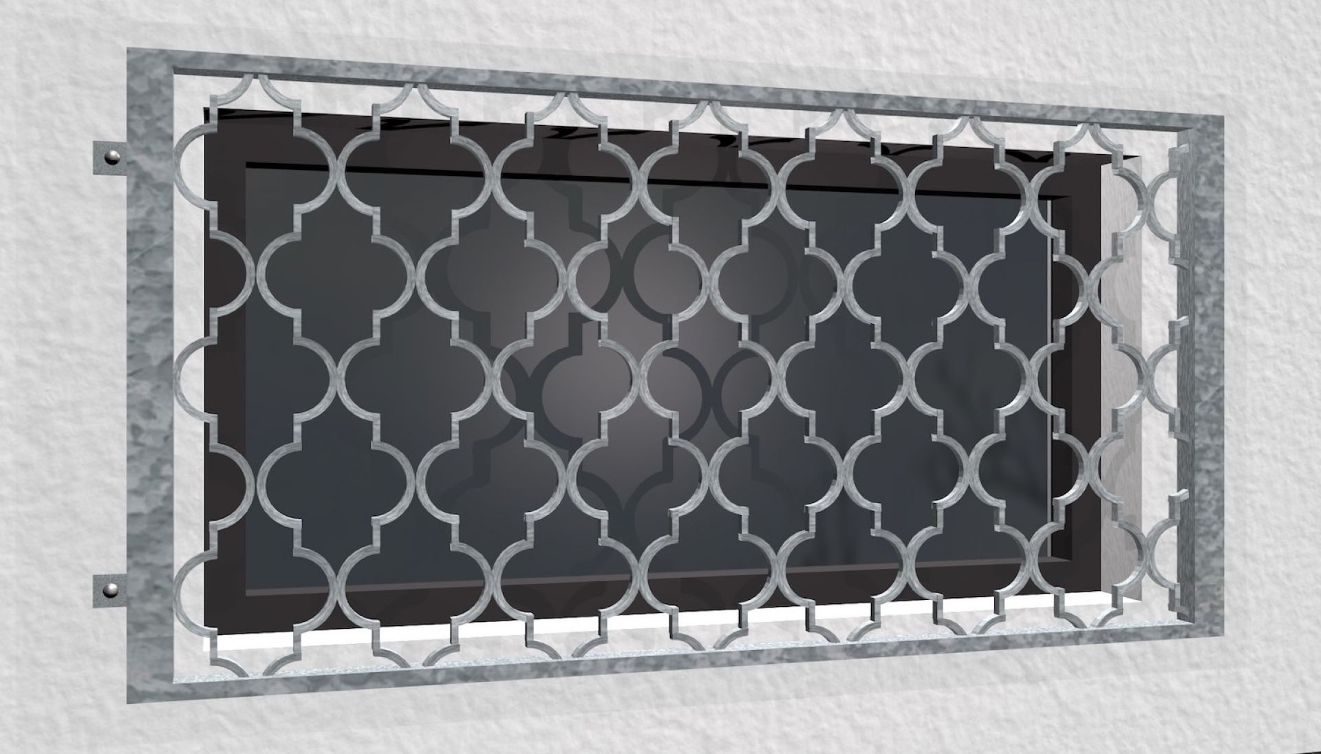 Kellerfenstergitter nach Maß kaufen "Rauten Classic" | metallbau